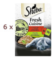 (EUR 14,25/kg) Sheba Fresh Cuisine Taste of Rome mit Truthahn und Huhn 36x 50 g