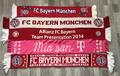 5x FC Bayern München / Sammelauflösung / Webschal / Seidenschal NEU #20