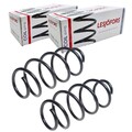 2X LESJÖFORS FAHRWERKSFEDERN VORNE PASSEND FÜR VW BEETLE GOLF LINKS+RECHTS