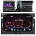 Carplay Android13 Autoradio 4+64G GPS Nav Für Passat B5 golf 4 Sharan Bora T4 T5