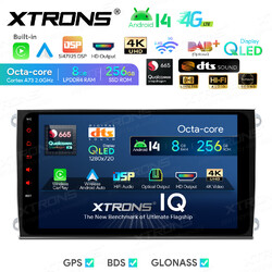 Octa Core Android 14 256G 9" Navi DTS GPS HiFi DSP Autoradio für PORSCHE CAYENNE