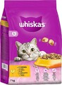 WHISKAS Adult 1+ Katzenfutter trocken - ab 1 Jahr - 7kg, Großpackung - mit Huhn