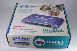 OvisLink MU-9000VPN Router Switch eLive Multimedia Server VPN Router 10,100Mbit
