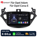 Carplay Für Opel Corsa E 2015-2019 Android 13 Autoradio GPS Navi WIFI SWC 4+64G