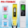 PH& TDS EC Meter Messgerät Wasser Tester Digital Messer Prüfer Aquarium Pool