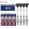4x MEYLE Zündspule +4x NGK Zündkerze Iridium IX für Nissan Almera Tino V10
