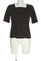 OPUS Kurzarm-Bluse Damen Bluse Gr. DE 36 braun-creme Casual-Look