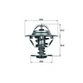 1x Thermostat, Kühlmittel MAHLE TX 8 83D passend für AUDI JAGUAR MAZDA VW KIA