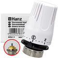 Heizkörper Thermostatkopf Knopf Heizungsregler Klassisch Weiss Universal M30x1,5