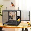 Vogelkäfig Vogelvoliere Wellensittichkäfig mit Vogelspielzeug Vogelbauer Käfig