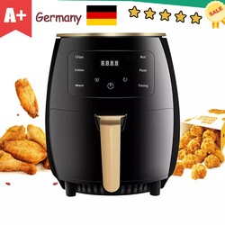 Heißluftfritteuse 4.5L Fritteusen Friteuse Heißluft Air Fryer 2400W ohne Öl Mw