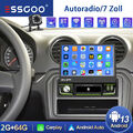 Carplay 7 Zoll 64G Android13 Autoradio 1 DIN Cam GPS NAVI Bluetooth FM WIFI USB