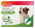 BEAPHAR 13846 Zecken- und Flohschutz SPOT-ON 3x1ml, für kleine Hunde (bis 15kg)