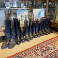 6x Vintage Leder Reiten Regent Fuchs Jagd Showstiefel verschiedene Größen 7 8