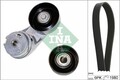 Keilrippenriemen Rippenriemen Satz für Opel Schaeffler INA 529033110 2008 ->