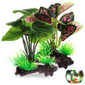  2 Pcs Künstlicher Baumstamm Für Aquarium Lebende Aquarienpflanzen Fischaquarium
