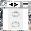 2x ORIGINAL® Triscan Sensorring, ABS Vorne, Links, Rechts passend für Citroën