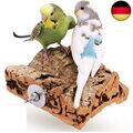 Vogelgaleria® Tolles Korksitzbrett groß für Vögel | Wellensittich Kork Sit