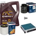 BOSCH Inspektionspaket 5 L MANNOL Energy 5W-30 für VW Polo 6R1 6C1 1.2 TSI