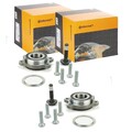 2X CONTINENTAL CTAM RADLAGER-SATZ VORNE HINTEN passend für AUDI A6 A8 R8 VW PHAE