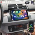9" DAB+ Autoradio Für BMW 5er E39 7er E38 X5 E53 Android 13 64G Kam Navi CarPlay