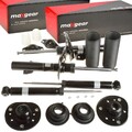 4x MAXGEAR Stoßdämpfer + Service-Kit + Domlager Vorne Hinten für GALAXY MONDEO