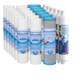 5 STUFIGE UMKEHROSMOSE WASSERFILTER OSMOSEANLAGE 24 FILTER 3 JAHRES VORRAT 