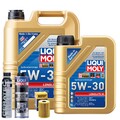 Motoröl 5W30 LIQUI MOLY Longlife Iii 6L+HENGST Ölfilter +Spülung +Cera Tec