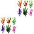  2 PCS Künstlich Pflanzen Unechte Aquariumdekorationen Aquarienpflanzen