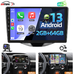 DAB+ 2+64G Android Autoradio GPS Navi für Citroen C1 Peugeot 108 Toyota Aygo II
