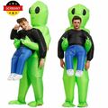 Super Lustig Halloween Alien Kostüm Herren Aufblasbares Kostüm für Erwachsene DE