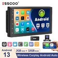 Android 13 2+32G 7" 2 DIN Autoradio DAB+ Carplay KAM USB GPS Navi FM RDS WiFi BT