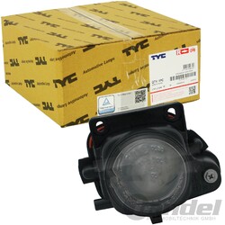 TYC NEBELSCHEINWERFER links H3 mit Lampenträger für AUDI A6 SEAT LEON TOLEDO