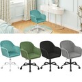 Homeoffice Stuhl Schreibtischstuhl Bürostuhl ergonomisch höhenverstellbar Samt