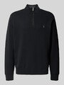Polo Ralph LaurenSweatshirt mit Label-Stitching in black Größe M