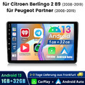 32GB Android 13 Autoradio GPS NAVI WIFI Für Citroen Berlingo B9 Peugeot Partner