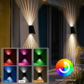 1-6x LED Solar Garten Lampe Wandlampe Leuchte Lampe Solarleuchte Solarlampe Zaun