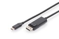 DIGITUS USB 3.2 Gen2 Adapter-Kabel - 2.0 m - USB C (St) zu DisplayPort (St) - 10