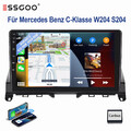 Autoradio 4+64G BT Für Benz C-Klasse W204 S204 2006-2011 Android 13 Carplay DAB+