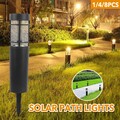 LED Solarleuchte Außen Solarlampe Garten Wegeleuchte Lichtsensor Wasserdicht