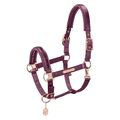 Eskadron Halfter Satin Jewel Double Pin, cassis