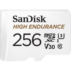 SanDisk High Endurance Monitoring miniSDXC-Karte 256 GB Class 10, UHS-I,
