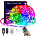 RGB LED Stripe Leiste Streifen 5050 SMD Wasserdicht Lichtband Lichterkette 1-30m