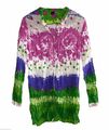 B.C. Best Connections  Crash  Bluse  Longbluse Gr 38 S 40 M  Pink weiß grün  neu