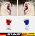 Mini Digital Hörgeräte Hörhilfe Hörverstärker In Ear Invisible Senior，In-Ear Kit