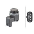 1x Sensor, Einparkhilfe HELLA 6PX 358 141-081 passend für ALFA ROMEO AUDI VW