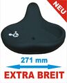 Touren-Sattel Fahrradsattel Fahrrad Sattel für Damen und Herren Extra Breit XXL
