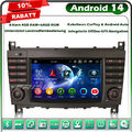 8-Kern Android 14 Autoradio DAB+GPS Navi für Mercedes C/CLK/CLC Klasse W203 W463