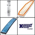 Hengst Filter Filterset, Inspektionspaket für BMW 1 X3 5 Touring 3 Touring 3 5