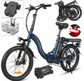 Samebike CY20 Elektrofahrrad 20 Zoll 250W Citybike 12Ah Klapprad Pedelec Ebike